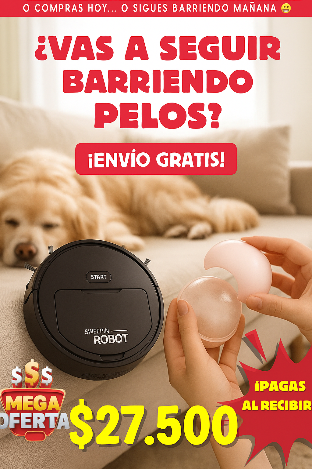 🧡 ¡ADIÓS A LOS PELOS EN CASA!