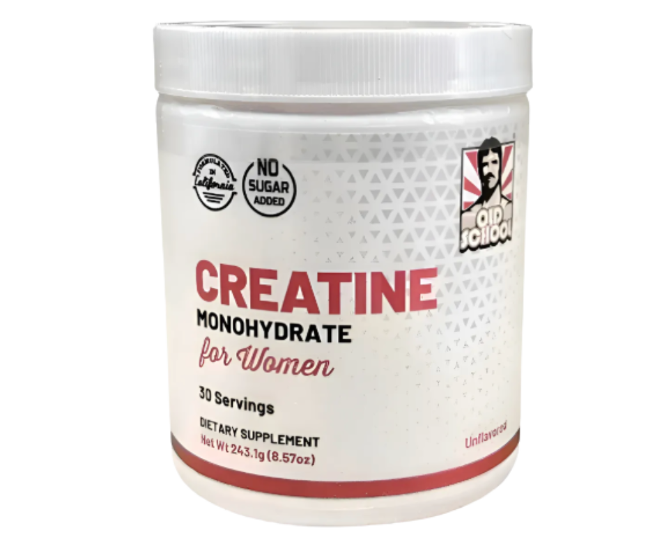 Old School Labs Creatina Monohidratada – 100% Pura, Micronizada y Certificada por PowerLab